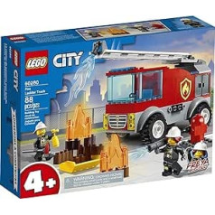 LEGO City Fire Ladder Truck 60280 Building Kit; Fun Firefighter Toy Building Set for Kids, New 2021 (88 Pieces)