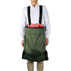 BE-TOOL 1PC Garden Picking Apron Adjustable Shoulder Oxford Waterproof Durable Fruit Citrus Apple Vegetable Apron