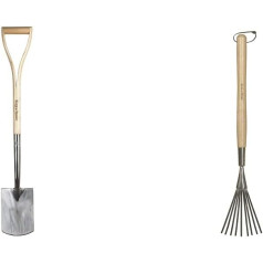 Kent & Stowe Children's Spade - Lightweight Stainless Steel Shovel for Kids - Small Garden Spade with Ash Handle, Length 71 cm