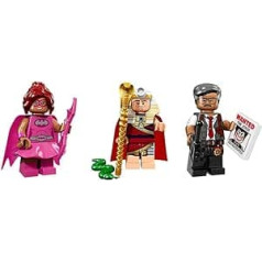 LEGO King TUT, Batgirl Pink, and Commissioner Gordon Batman Minifigures