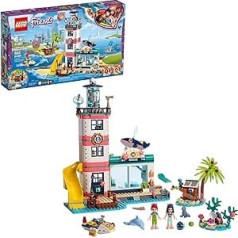 LEGO Friends Lighthouse Rescue Center 41380 Building Kit with Lighthouse Model and Tropical Island Includes Mini Dolls and Toy Animals for Pretend Play (602 Pieces)