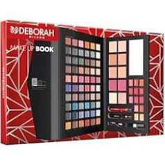 Deborah Milano Women's Make Up Book Volume 4 Gift Set Including Palette of Eyeshadow, Gloss, Lipstick and Face Dust in Various Finishes and Colours in FSC Paper