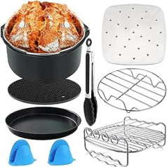 ‎Miopen Hot Air Fryer Accessories, XXL Airfryer Accessories, Fits Cosori and Most Brands 5.5 Litres and More Air Fryers (5.5 Litres)