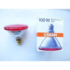 Osram Siccatherm Red PAR38 Reflector Bulb E27 100 W