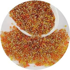 20 g Japan Glasperlen Perlen 2 mm Perlen Weben Handarbeit Handarbeit Mix Farbe Handwerk für Schmuckherstellung Etwa 1500 pcs-DB Mix 34