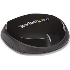 Startech.com Bluetooth 5.0 Audio Receiver with NFC - BT Audio Adapter for Stereo Systems, HiFi, Amplifier - 20 m Range, aptx - 3.5 mm/RCA or Digital Toslink/SPDIF Optical Output - (BT52A)