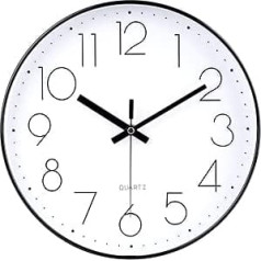 jomparis Radio-Controlled Clock 30 cm Black