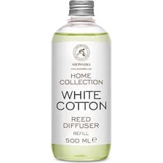 Room Fragrance Diffuser Refill White Cotton – 500 ml – Refill for Fragrance Diffuser – Reed Diffuser Refill – Room Fragrance Diffuser Refill – Room Fragrance Refill – Room Air