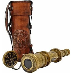 A S Handicrafts A S Crafts Antique Brass Telescope Vintage Scope Marine Sailor-dollond London Spyglass 16