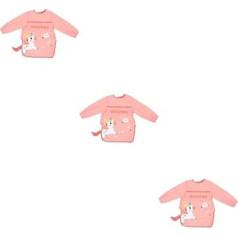 Toyvian 2St Kinderschürze malschürze kinder backschürze kinder Waschbare Schürze Babylätzchen Baby-Kunst-Schürzen Lätzchen zum Füttern von Babys Anti-schmutzig Reisbeutel Polyester