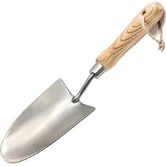 Garden Trowel - Hand Shovel, Hand Trowel with Ergonomic Handle, High Quality Polished Steel, Durable, Hanging Ring for Easy Storage of Garden Tools