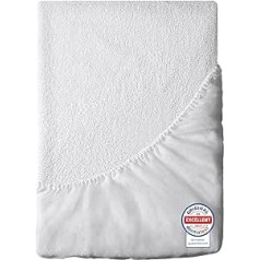 Dreamzie Waterproof Mattress Protector for Cots and Adults, Breathable Mattress Toppers, 100% Cotton, Anti-Allergic, Anti-Dust Mite & Hygienic