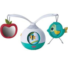 Tiny Love Tummy Time Mobile Entertainer, Toy with Music and Lights, Suitable from Birth, 0M +, Meadow Days, Pack of 1