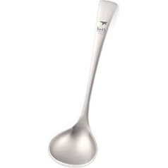 Keith Ti8706 Titanium Soup Spoon Dinner Outdoor Camping Hiking Travel Spoon Tableware 8 Inch Only 63g