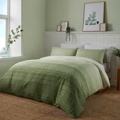Fusion - Fairhaven - Duvet Cover Set - Double Size in Green