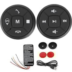 Car Steering Wheel Remote Control, Steering Wheel Control Buttons GPS DVD Wireless Control Steering Wheel Control Button Volume GPS Wireless Controller Switch