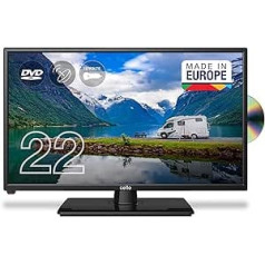 Cello 12 Volt C2220FMTRDE 22 Inch (65 cm Diagonal) Traveller Full HD LED Digital TV with Built-in DVD Player DVBT2 S2 Triple Tuner and 12 V/24 V for Motorhome Truck Truck