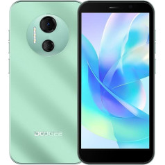 DOOGEE Android 12 Smartphone without Contract X97 PRO, Helio G25 Octa Core 4GB + 64GB, 4200mAh Battery, 12MP Dual Camera, 6.0 Inch HD+ Mobile Phone, Dual SIM + SD (3 Card Slot), NFC GPS Face Unlock, Size green