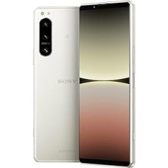 Sony Xperia 5 IV Smartphone Android, Téléphone Portable Ecran 6.1 Pouces 21:9 Wide HDR OLED - Taux de rafraichissement de 120Hz - Triple Objectif (Avec Un revêtement ZEISS T*) - 8Go RAM (Ecru)