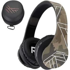 PowerLocus Bluetooth Over-Ear Headphones Wireless Stereo Foldable Headphones Wireless