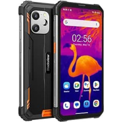Blackview Thermal Imaging Camera Outdoor Smartphone BV8900, 10000 mAh Battery, Helio P90 700 16GB + 256GB, 64MP Triple Camera, 6.5 Inch 2.4K FHD+, IP68 Android 13 Outdoor Mobile Phone Without