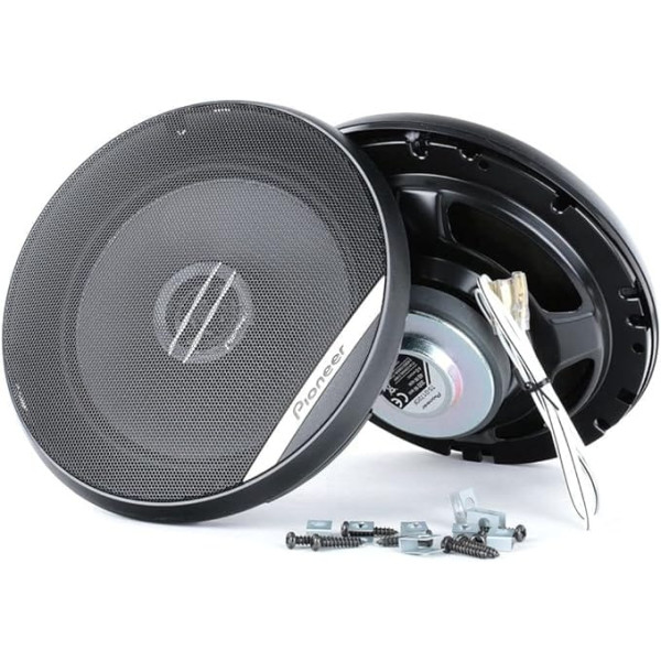 Pioneer Electronics Car Speaker Set, 300 W, 17 cm, Black, 0810516 TS-G1720F
