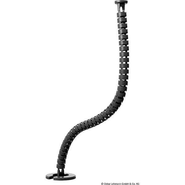 Kaba 35 Round Cable Guide Length: 1240 mm Cable Hose Made in Germany (Black)