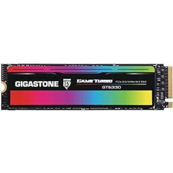 Gigastone SSD 1TB NVMe Gen3 Gaming M.2 2280 PCIe 3.0x4 Internal Solid State Drive Hard Drive Memory PS5 Gamer Video Editing PC Laptop IT Pro 3D NAND SLC Cache 3,500MB/s GT6330