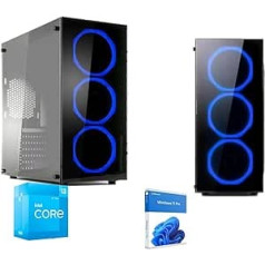 PC Desktop Intel Quad Core with Windows 10 Professional License 64 BIT/HD 1TB/RAM 8 GB DDR3 / HDMI-DVI-VGA/USB 3.0.2.0, Audio, Video, LAN/RW-LD LG/PC Fixed Complete, Home, School, Social Network