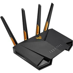 ASUS TUF Gaming AX4200 Dual Band WiFi 6 Gaming Combinable Router (Tethering as 4G and 5G Router Replacement, WiFi 6, up to 4200 Mbps, Mobile Game Mode, 2.5Gbps Port, AiMesh, AiProtection Pro)