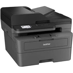 Brother MFC-L2860DWE 4-in-1 Multifunction Laser Printer, 34 ppm, Duplex Printing, 6.8 cm Touch Screen Colour Display, Fast Ethernet, Wi-Fi with 5 GHz and USB 2.0