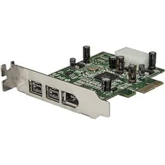 StarTech.com 3 Port 2b 1a Low Profile 1394 PCI Express FireWire Card Adapter