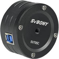 Svbony SV705C Astro Camera, USB 3.0 Colour Camera with IMX585 Colour CMOS ST4 Port Large Full Well, Dual Gain HDR High NIR Sensitivity, Telescopic Eyepiece Camera for Planetary Photography, EAA