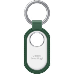 Samsung Vāks atslēgu piekariņa atslēgu piekariņa maciņš priekš Samsung Galaxy SmartTag2 zaļš