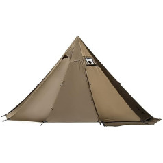 OneTigris NORTHGAZE Teepee Tent for 2-4 People Outdoor Camping Tent with Stove Jack 4 Seasons Tent