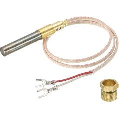 sourcing map 750mv Thermopile Gas Kamine Thermoelement für Braten Ofen Generator Gas Friteuse Herd Ofen Wasser Heizung Ersatzteile 24 zoll