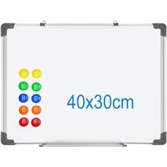 S Sienoc whiteboard, magnetic wall with aluminium frame, magnetic whiteboard and magnetic board, white painted.