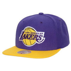 Mitchell & Ness Mitchell & Ness NBA Losandželosas Lakers NBA Team 2 Tone2.0 Snapback NBA Lakers vāciņš HHSS3264-LALYYPPPPRYW/OSFM