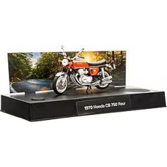 Franzis Honda CB 750 Metal Motorcycle Model Kit with Sound Module with Original Sound, Honda Motorcycle in 1:24 Scale, Build Your Legend Model Motorcycle