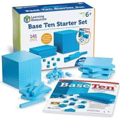 Learning Resources Zehnersystem Anfänger-Set aus genutetem Kunststoff