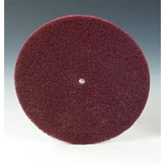 Scotch-Brite (TM) Licht Entgraten Disc, Aluminium-Oxid, 6 Durchmesser, 1/2 Arbor, eine sehr feine Körnung (100 Stück)