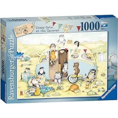 Ravensburger Linda Jane Smith Vintage No. 2 Verrückte Katzen. bei der Karawane Spielset Puzzle, 1000 Einzelteile