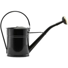 House Doctor 203230200 Watering Can, Water, Black, L: 36 cm, W: 13.5 cm, H: 25 cm, 2 L, Borosilicate Glass, PP, Silicone