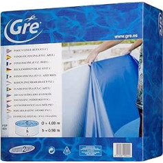 Gre FPROV500 - Liner für Teiche Oval, Farbe Blau, 500 x 300 x 120 cm (L x B x H)