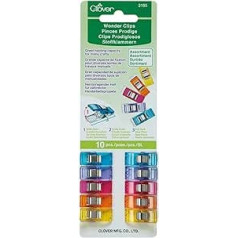 Wonder Clips-Assorted Colors 10/Pkg
