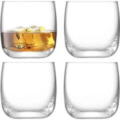 LSA Borough Cups 300 ml Clear x 4
