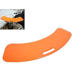 Transfer Board for Elderly People, Bed Transfer and Sliding Board, for Nursing Patients, Safety Lifting, Wheelchairs, Straps for Disabled Seniors Patient Care (Orange)