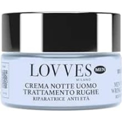 LOVVES Anti-Falten-Nachtcreme für Männer, Hochnatürliche Kosmetik, Repariert die Haut über Nacht, Antioxidative und Regenerierende Wirkung, Beugt Vorzeitiger Hautalterung vor,Zieht Schnell ein,50ml