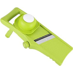 Mandolin Slicer, Hand Held Mandolin Food Slicer, Multipurpose Vegetable Slicer, Fruit Slicer, Thickness Regulator, Kitchen Tool with Peeler for Tomatoes, Potatoes, Carrots