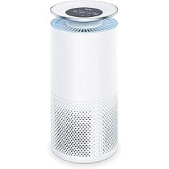 Beurer LR 400 Air Purifier, Control and Monitoring of Indoor Air via App, Three-Layer Filter System and Switchable Ultraviolet Light, for Rooms up to 69 m²